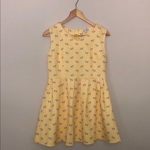 Yellow Swan Dress